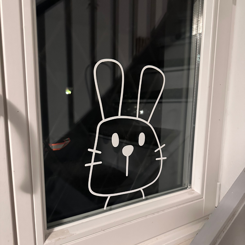 Fenstzerfolie Osterhase