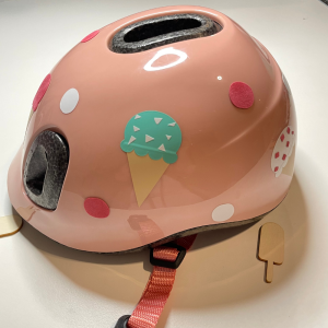 Potts au Fahrradhelm