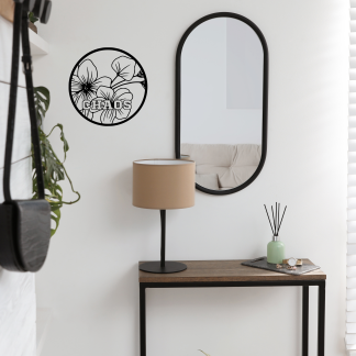 Personalisierte Wanddeko rund CHAOS