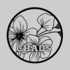 Personalisierte Wanddeko rund CHAOS