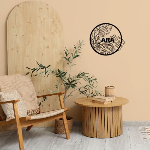 Kundenwunsch Ara in floralem Rahmen