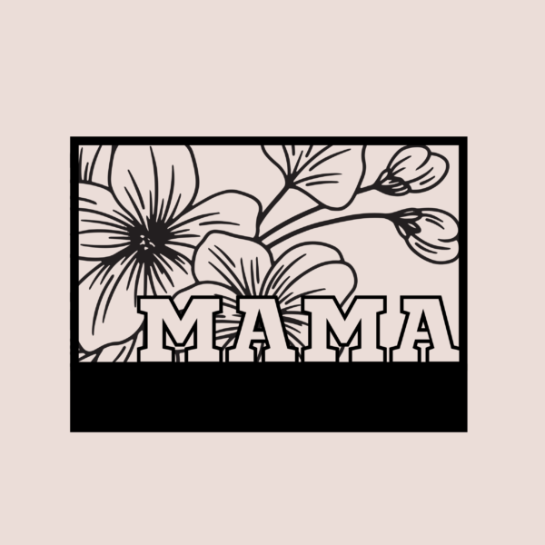 Mama Aufsteller Personalisiertes Holzschild mit Wunschwort MAMA