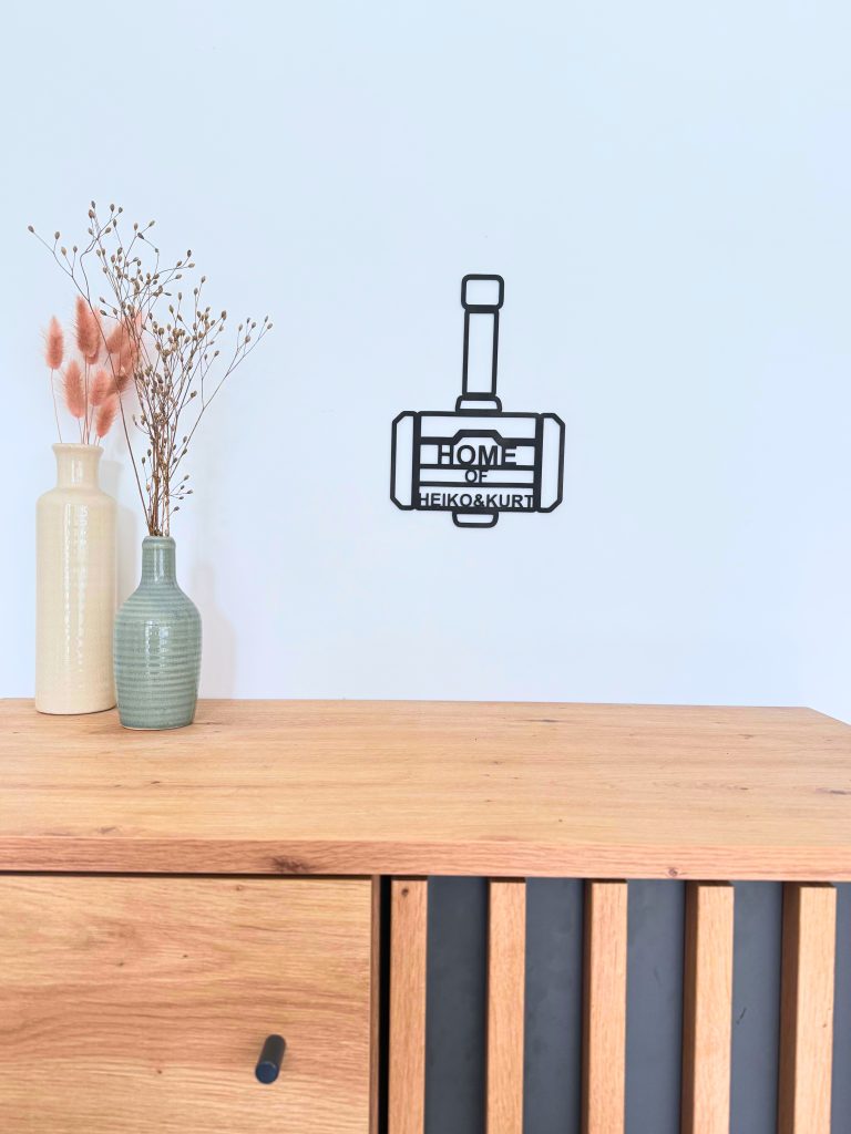Personalisierte Geschenke zum Einzug für Männer Thor Hammer