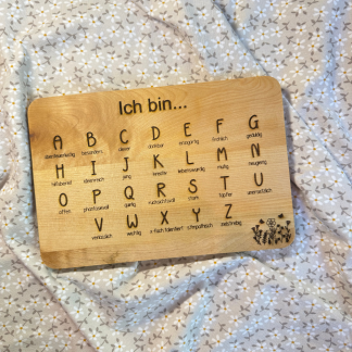 Affirmations Frühstücksbrettchen